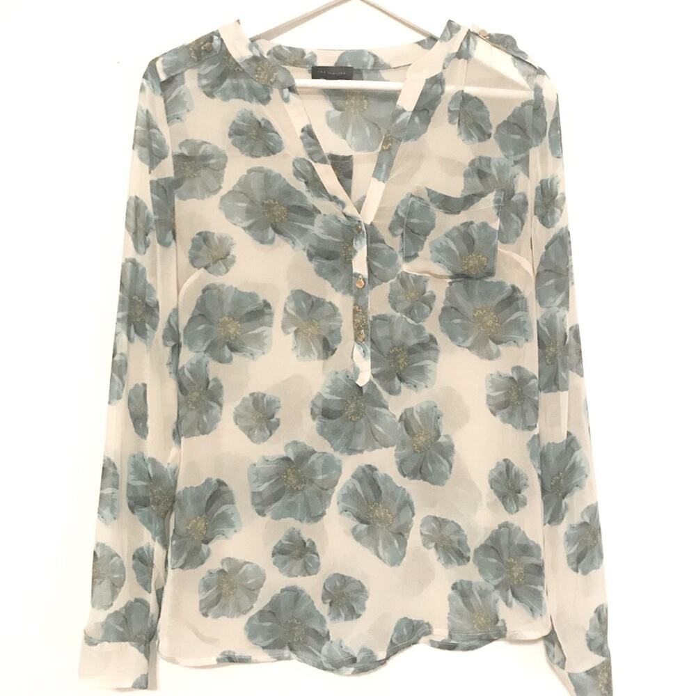 The Limited long sleeve floral blouse SZ S - Picture 1 of 6